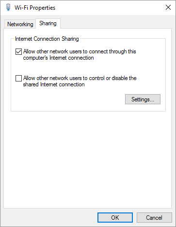 Internet Connection Sharing