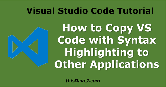 VS Code Syntax Highlighting